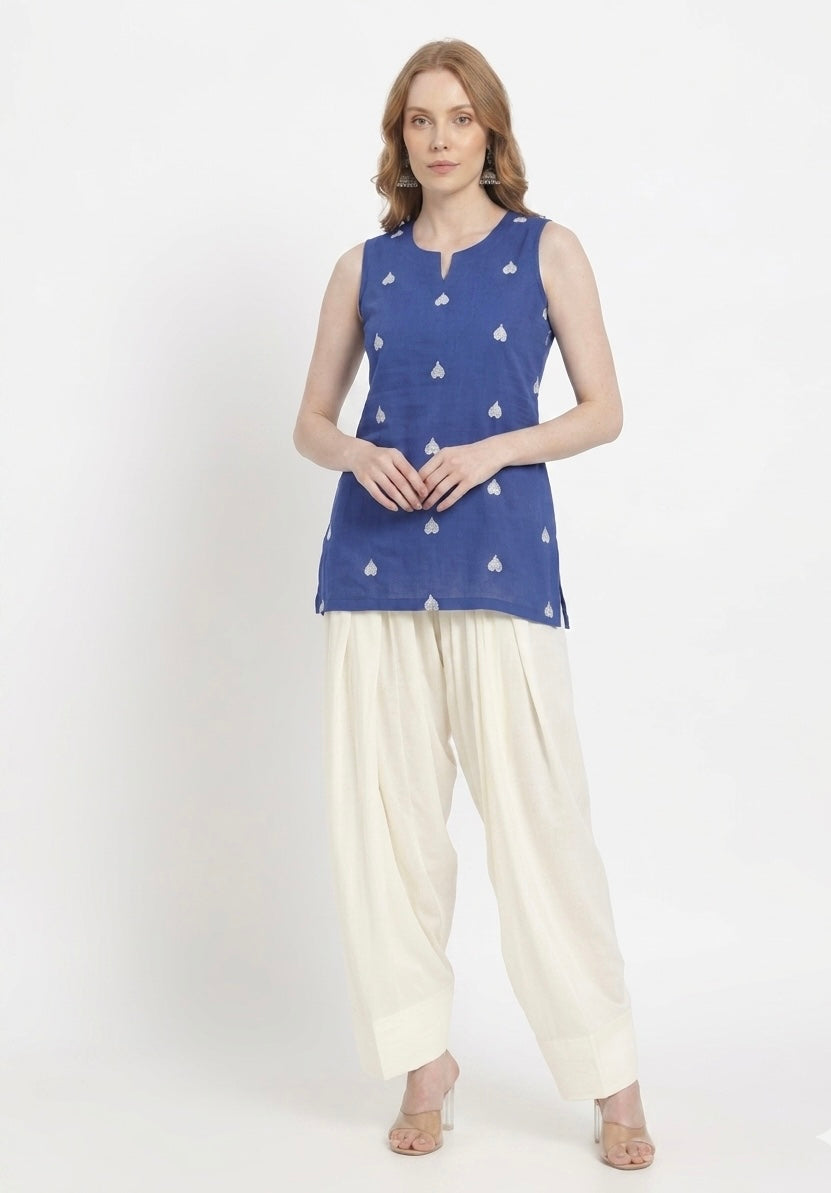 Dreamy Blue Farsi Salwar Set