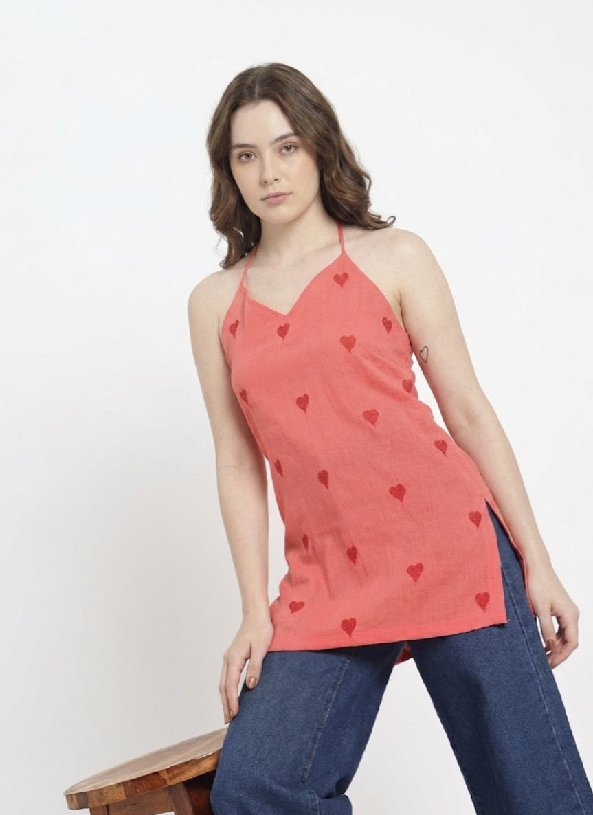 Sweetheart Halter Kurti