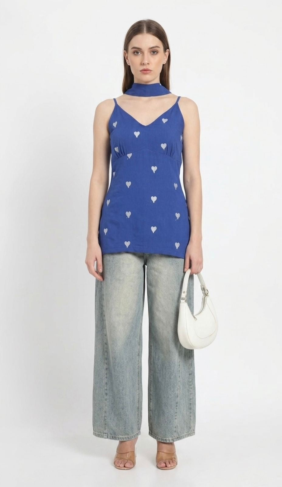 Azure Versatile Scarf kurti