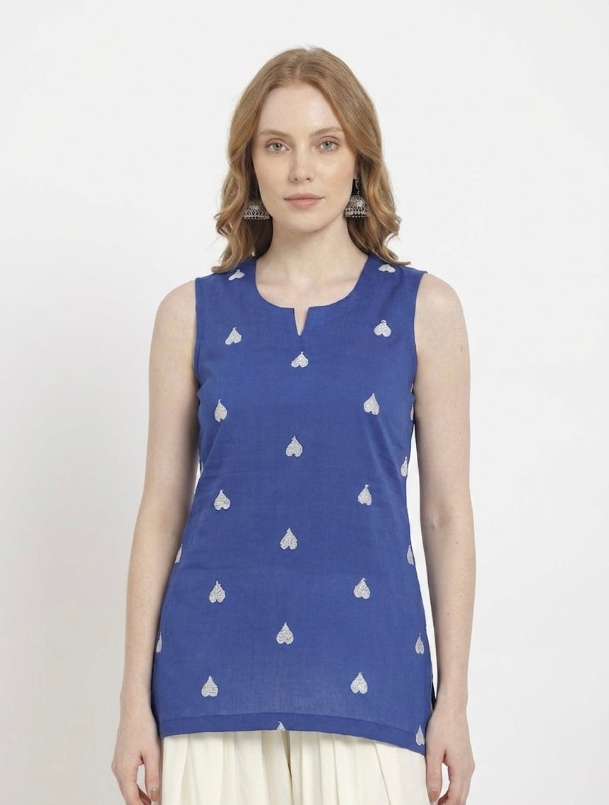 Dreamy Blue Farsi Salwar Set