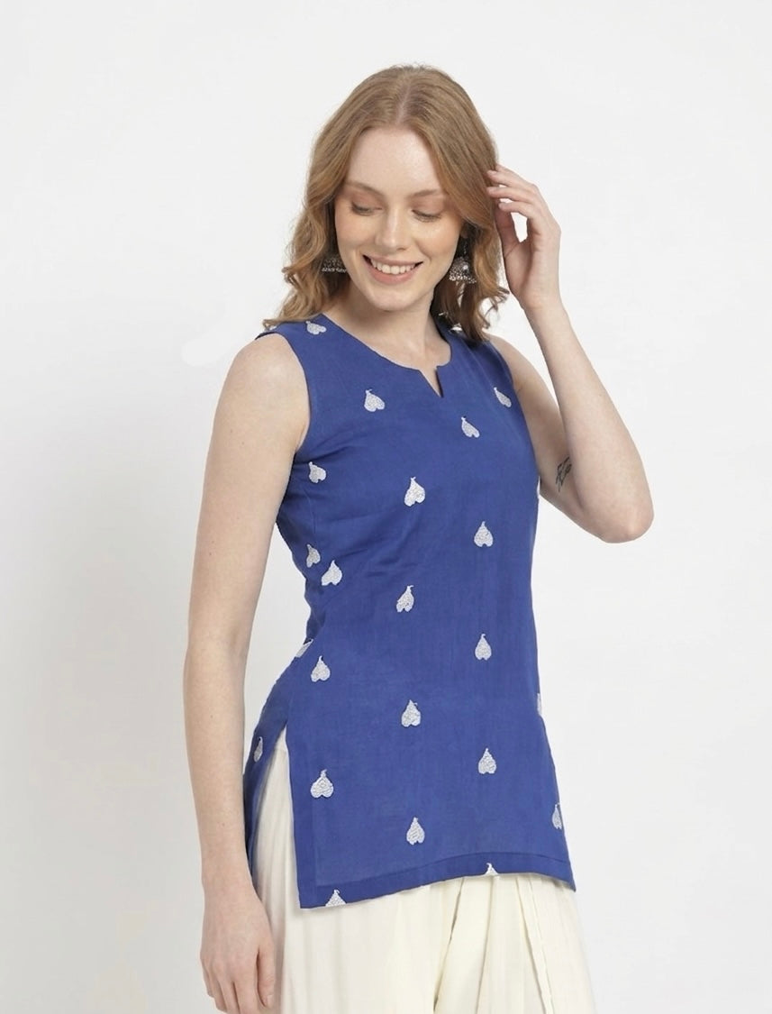 Dreamy Blue Farsi Salwar Set