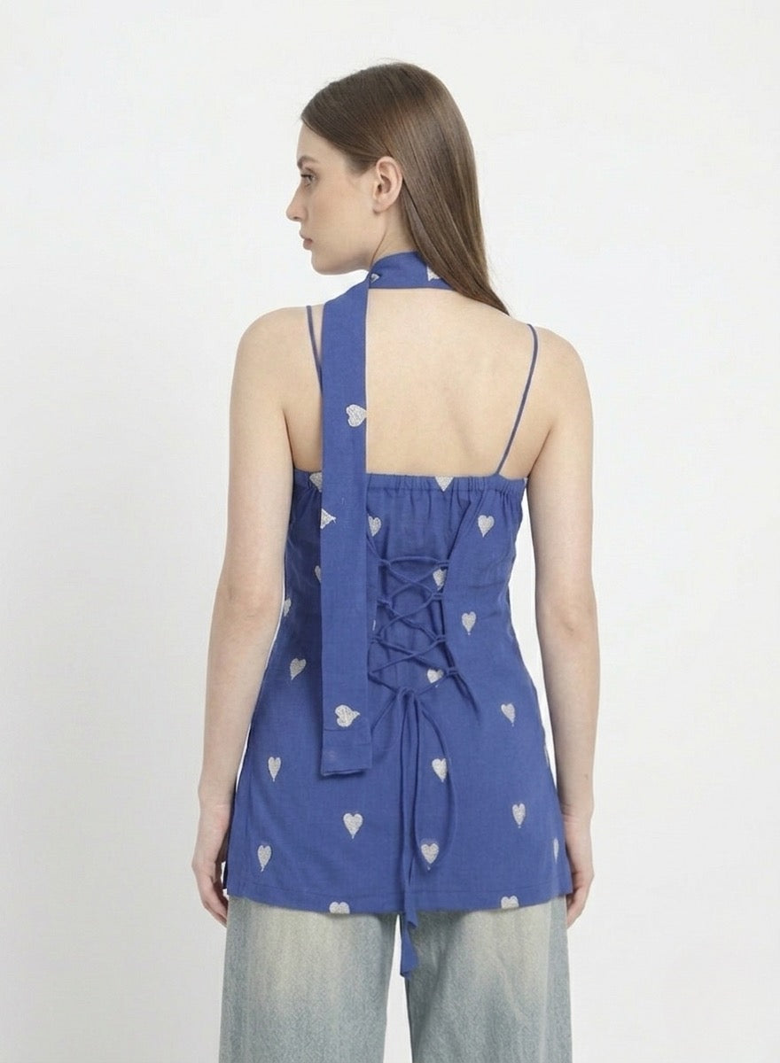 Azure Versatile Scarf kurti