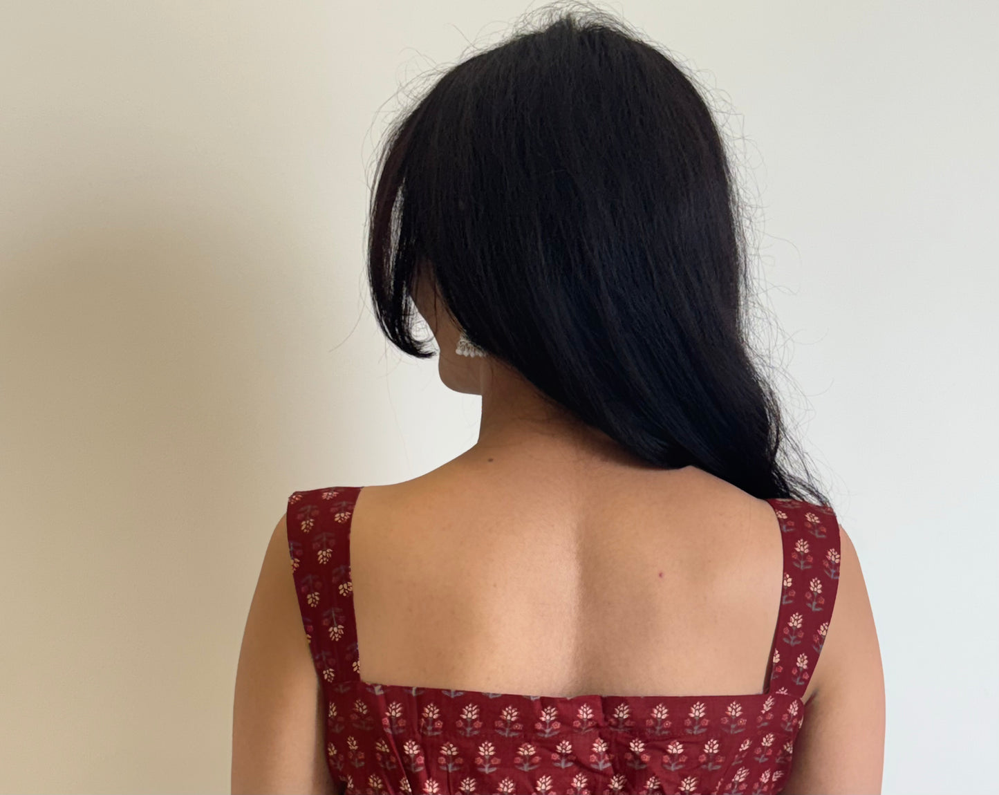 Deep Red Circe Corset Kurti