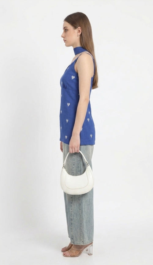 Azure Versatile Scarf kurti