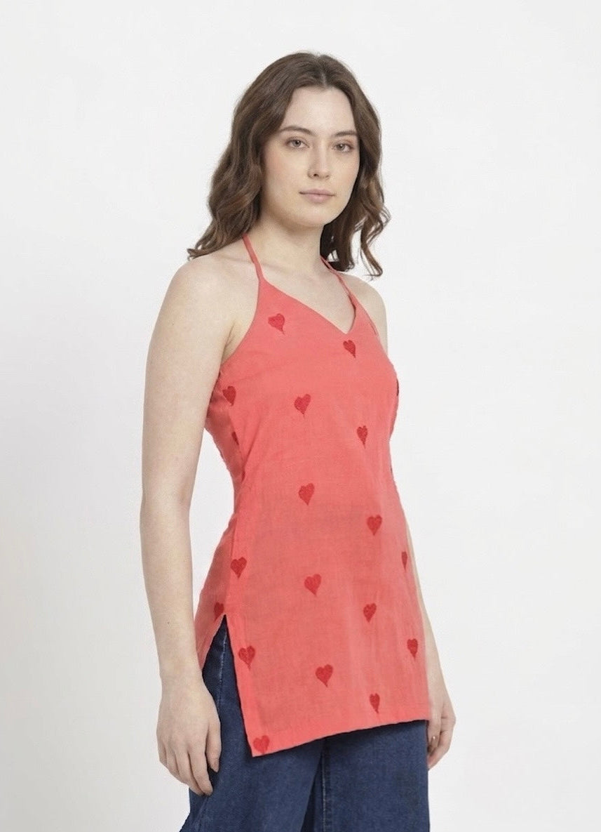Sweetheart Halter Kurti