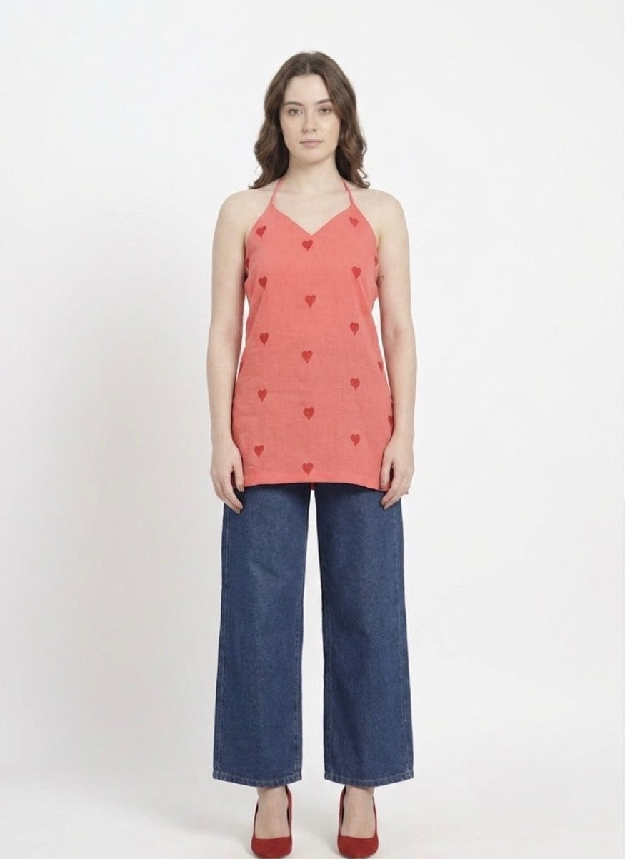 Sweetheart Halter Kurti