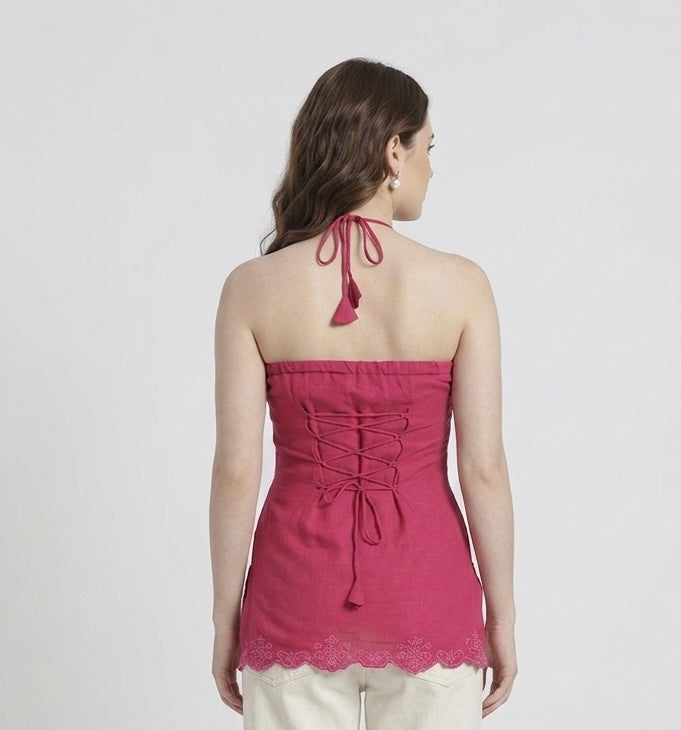 Sleek Pink Convertable Kurti